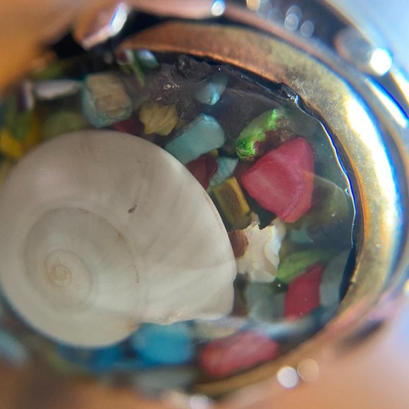 Brand New 925 Sterling Sliver Unique Men's Ring with Genuine Stones - Picture 8 of 11